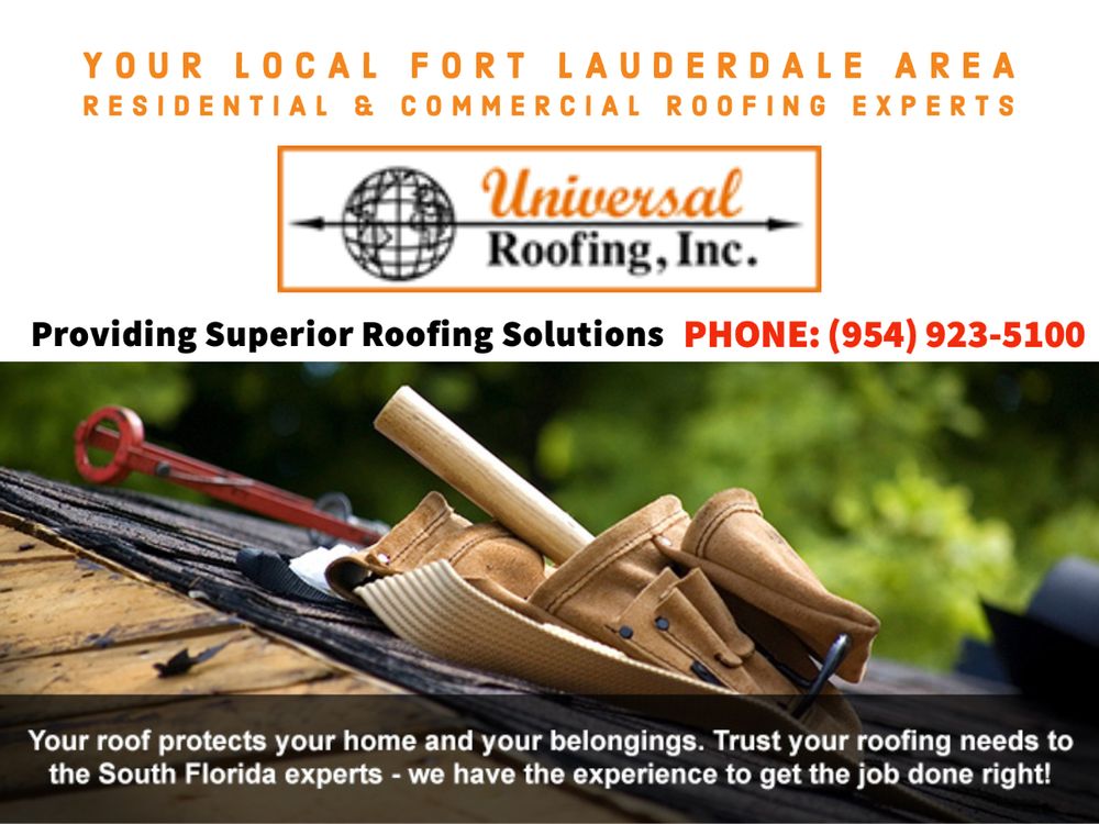 Slide of Universal Roofing