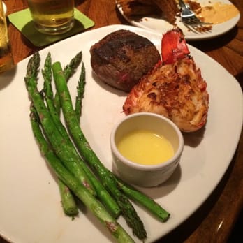 Outback Steakhouse - Medium rare Outback special with grill lobster - Steakhouses Near Me - Bayside, New York