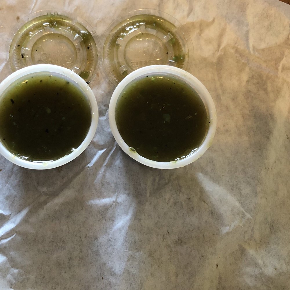 Burrito Express - Green salsa great flavor little spice - Mexican Near Me - Gilbert, Arizona