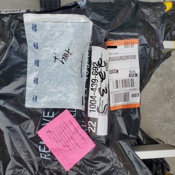 OnTrac - Not my address and they wrote "take it".... - Couriers & Delivery Services Near Me - Commerce, California
