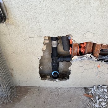 Repipe Pro - Broken pipe repaired with new T and clean out. - Plumbing Near Me Repipe Pro - Broken pipe repaired with new T and clean out. - Plumbing Near Me