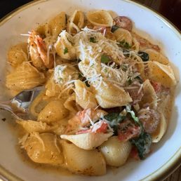 Shrimp and sausage pasta Shrimp and sausage pasta