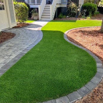 Cape Fear Concrete Solutions - Paver and artificial turf project - Masonry/Concrete Near Me Cape Fear Concrete Solutions - Paver and artificial turf project - Masonry/Concrete Near Me