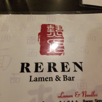 Reren Lamen & Bar - Menu - Ramen Near Me - Washington, DC, District of Columbia