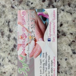Business card and hours Business card and hours