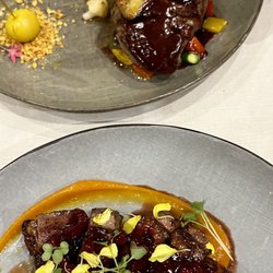 Ikaitz - Duck breast & beef tenderloin with foie gras.