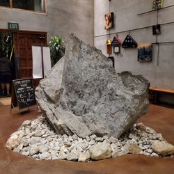 Elite Week: Stone Bistro & Gardens - Giant stone at Stone!