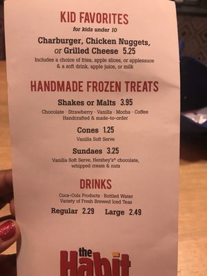 Menu photo 3 Habit Burger & Grill Issaquah, WA