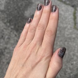 Judy Nails - Dip plus gel clear coat.