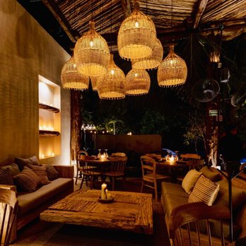 Chambao Kobe & Steakhouse Tulum - Chic dim lighting Mayan style, Chambao Fashion Grillhouse / Kobe Steakhouse, Tulum, Mexico - Mexican Near Me - Tulum, ROO