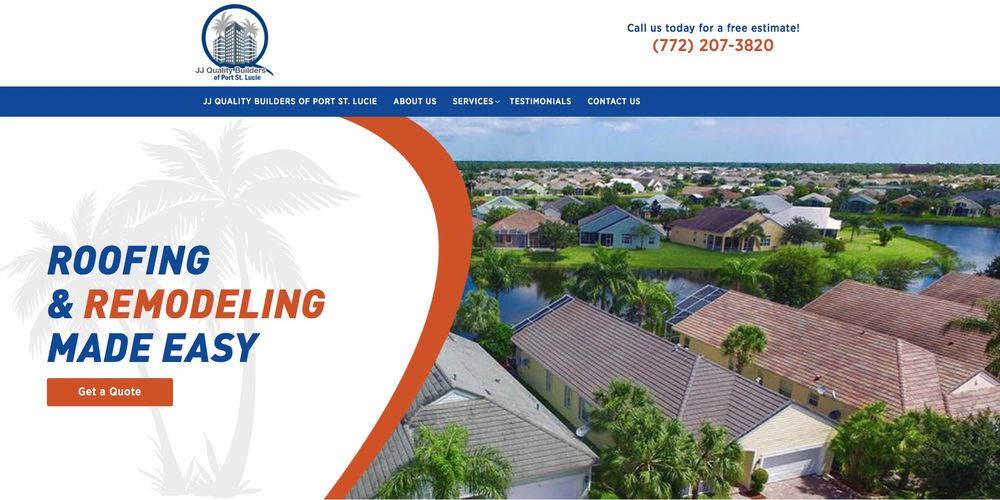 Slide of JJ Quality Builders of Port St. Lucie