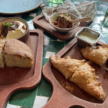 Valley Goat - Focaccia wit cheese, goat empanadas - New American Near Me - Sunnyvale, California Valley Goat - Focaccia wit cheese, goat empanadas - New American Near Me - Sunnyvale, California