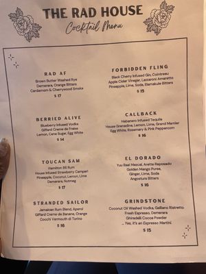 Menu photo 2 The RAD House La Plata, MD Menu photo 2 The RAD House La Plata, MD