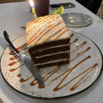 Eddie Merlot's - Carrot cake - Seafood Near Me - Boston, Massachusetts
