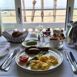 Room service breakfast with a view Room service breakfast with a view