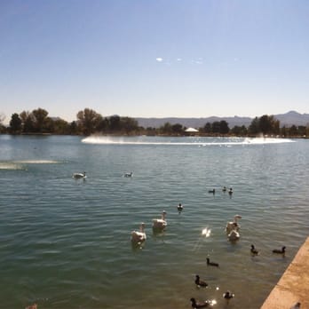 Sunset Park - Boat racing on the South side of the lake. - Dog Parks Near Me - Las Vegas, Nevada