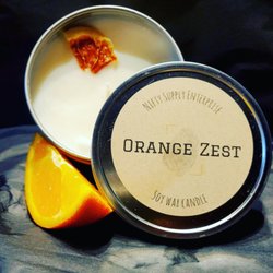 Nifty Supply - Our Natural soy wax orange zest candle brings the smell of freshly squeezed oranges to any occasion