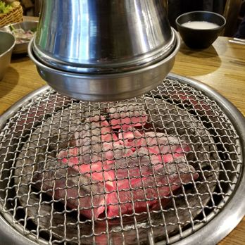 678 Korean BBQ - Coals are super hot. - Korean Near Me - Sydney, NSW