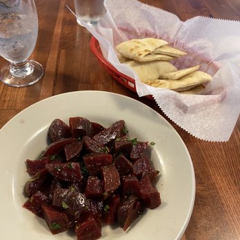 O Blaxos - Roasted beets-seasoned, with warm pitas - Greek Near Me - Wayne, New Jersey