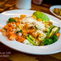 Cheryl’s on 12th - Mexican Ranchero Bowl Rice, black beans, roasted vegetables, ranchero sauce