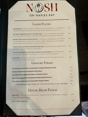 Menu photo 8 Nosh on Naples Bay Naples, FL