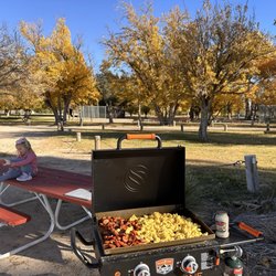 Camp Washington Ranch - Cooking at our campsite