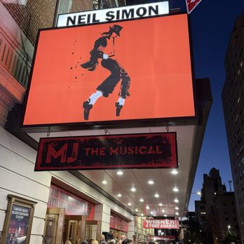 Neil Simon Theatre - Exterior of the MJ: The Musical - Performing Arts Near Me - New York, New York Neil Simon Theatre - Exterior of the MJ: The Musical - Performing Arts Near Me - New York, New York