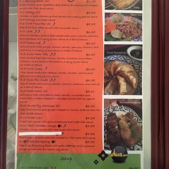 Mai Thai - Menu - Thai Near Me - Evans, Georgia