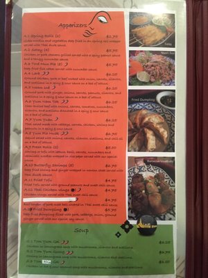 Menu photo 8 Mai Thai Evans, GA