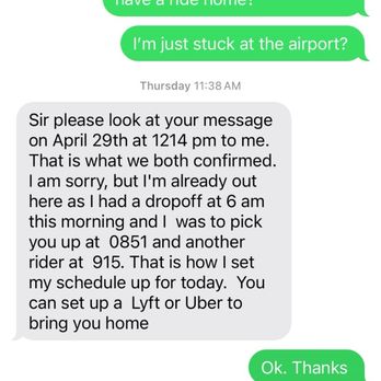 Lighthouse Shuttle Services - Communication between myself and the owner - Public Transportation Near Me