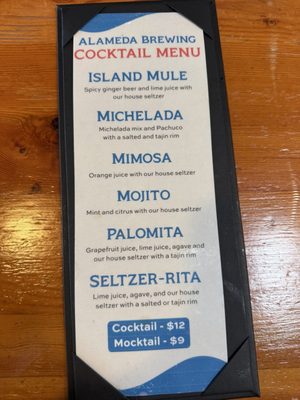 Menu photo 1 Alameda Brewing Alameda, CA