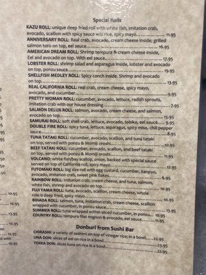 Menu photo 5 Kazu Stuart, FL
