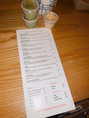 Menu photo 6 Osprey Tacos Saint Augustine, FL