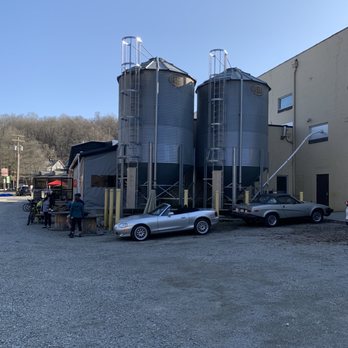 Helltown Brewing - a car parked in front of the brewery - Breweries Near Me - Export, Pennsylvania