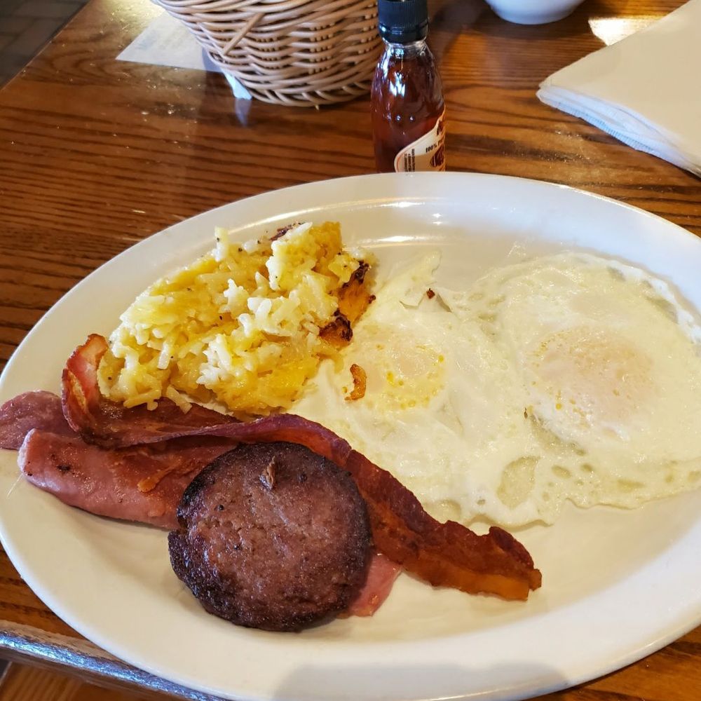 Cracker Barrel Old Country Store - Eggs, casserole, bacon and sausage - American Near Me - Joliet, Illinois Cracker Barrel Old Country Store - Eggs, casserole, bacon and sausage - American Near Me - Joliet, Illinois