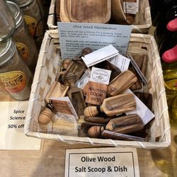 Coronado Taste of Oils - They have wooden utensils and bowls
