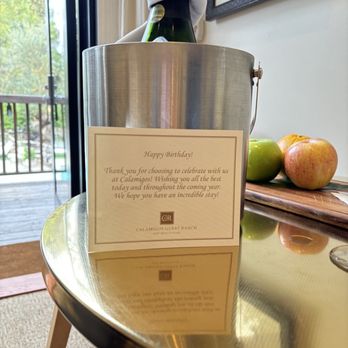 Calamigos Ranch Resort & Spa - Surprise champagne on ice - Resorts Near Me - Malibu, California