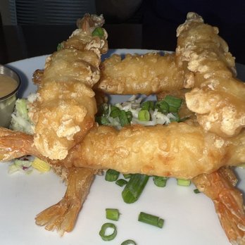 Jake's Spoon - 9'22 - tempura shrimp.  Good aide but small shrimp and heavy batter - New American Near Me - Wickenburg, Arizona