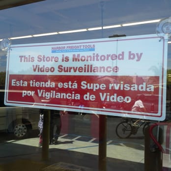 Harbor Freight Tools - This Store is Monitored by Video Surveillance! - Hardware Stores Near Me - Hayward, California Harbor Freight Tools - This Store is Monitored by Video Surveillance! - Hardware Stores Near Me - Hayward, California
