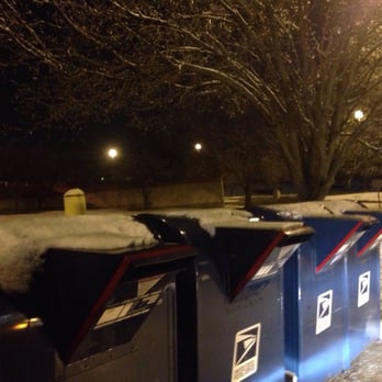 US Post Office - Snowy Night - Post Offices Near Me - Chesterfield, Missouri