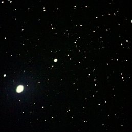 "Night sky" inside the planetarium