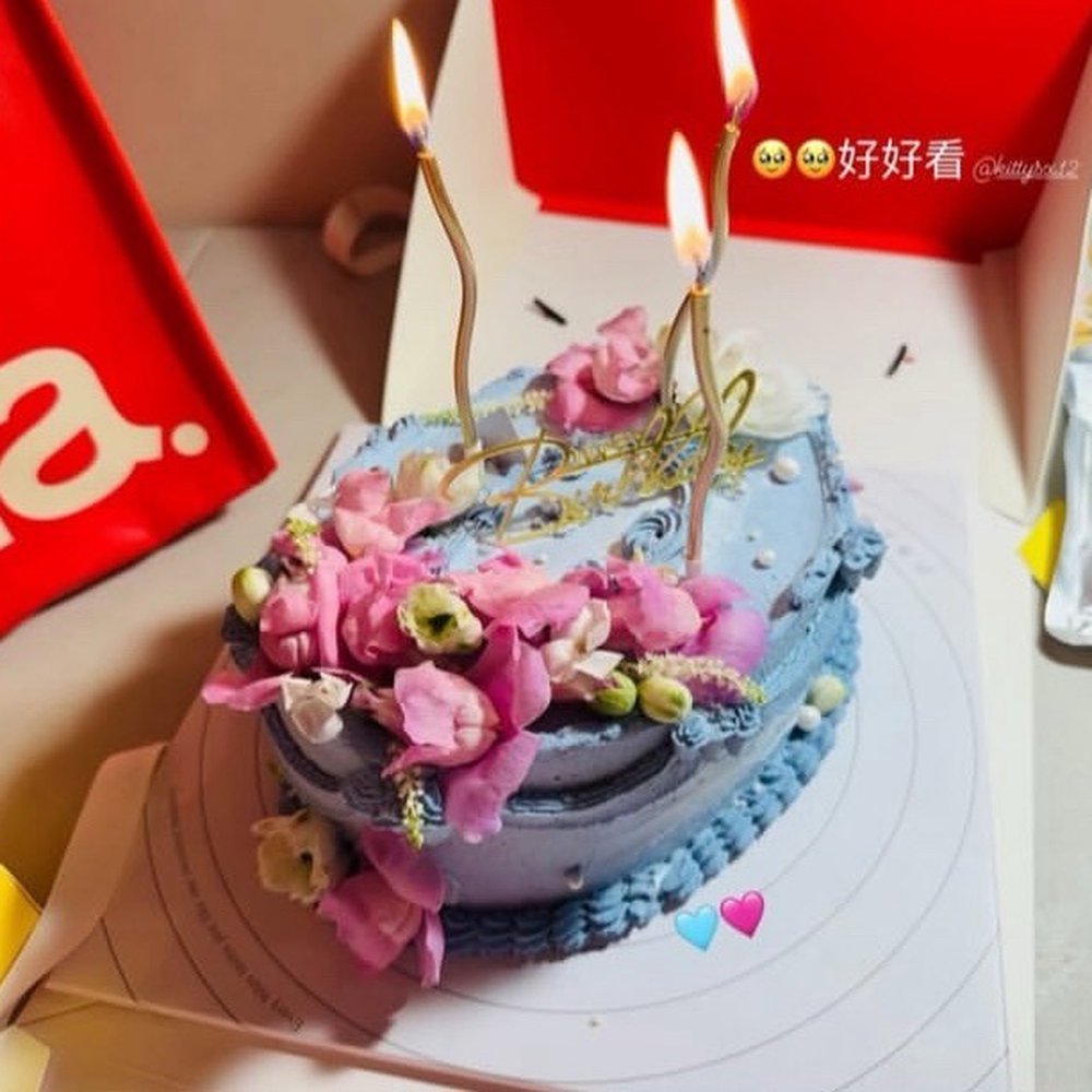 Freesia Cake - Custom Cakes Near Me - Alhambra, California Freesia Cake - Custom Cakes Near Me - Alhambra, California