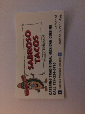 Menu photo 2 Sabroso Mexican Delights Pittsburgh, PA Menu photo 2 Sabroso Mexican Delights Pittsburgh, PA