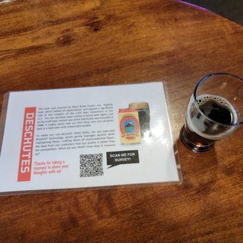 Deschutes Brewery Tasting Room - Nonalcoholic black butte porter - Breweries Near Me - Bend, Oregon
