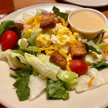 Texas Roadhouse - House Salad w/ honey mustard - Steakhouses Near Me - North Plainfield, New Jersey Texas Roadhouse - House Salad w/ honey mustard - Steakhouses Near Me - North Plainfield, New Jersey