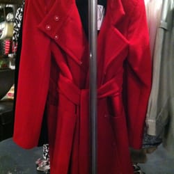 This beautiful red coat from Threads and Needles, reminds me of "A's" red coat from Pretty Little Liars