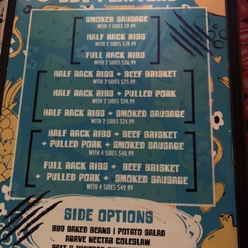 Crazy Craig's Cheeky Monkey Bar - BBQ platter options - Sports Bars Near Me - Branson, Missouri
