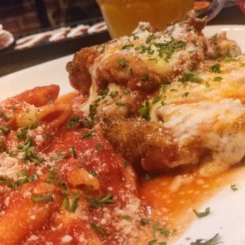 Rialto - Sorry for the poor photo.. Tried to be covert..  that aside, it was a very tasty and filling chicken parm! - Italian Near Me - Vidalia, Georgia
