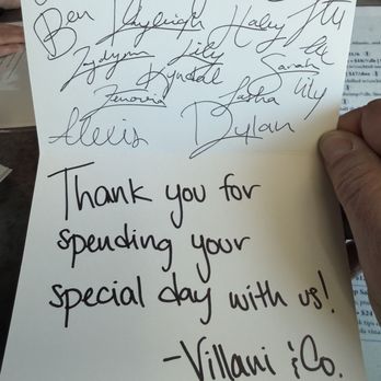 Villani & Co - Birthday card - Steakhouses Near Me - Venice, Florida Villani & Co - Birthday card - Steakhouses Near Me - Venice, Florida