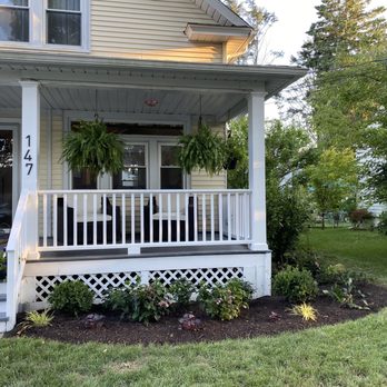 Austin Ganim Landscape Design, LLC - a front porch - Landscaping Near Me - Fairfield, Connecticut